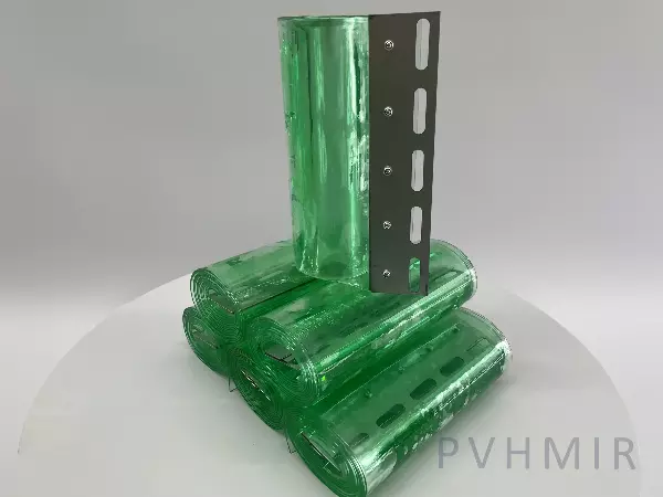 ПВХ завеса 1x2м для дверей. Готовый комплект, прозрачная
